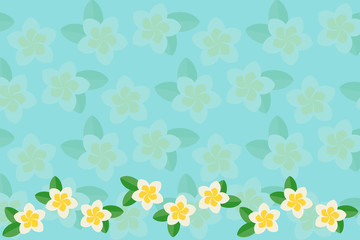 プルメリアの背景　長方形A