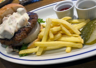 ハンバーガープレート