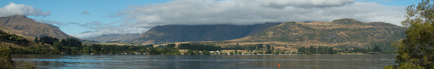 Glendhu bay near Wanaka in Otago on South Island of New Zealand
