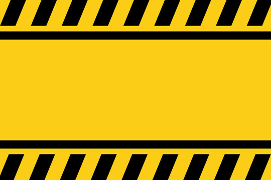 caution tape yellow background  construction danger vector illustration