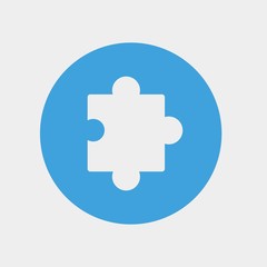 puzzle icon vector illustration and symbol for website and graphic design