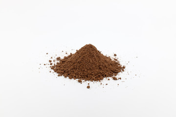 Jjajangmat ramen powder soup on white background