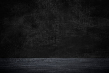 Black wall product background