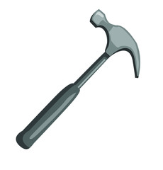 hammer symbol tool isolated on white background 