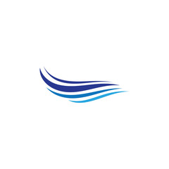 Water wave logo icon illustration