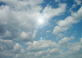 Obraz premium Cloudy sky background