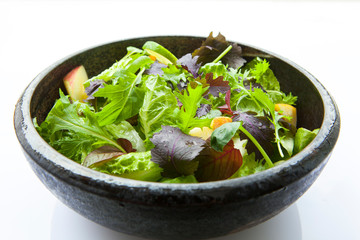 Vegetarian favorite, continental breakfast lettuce salad with diverse vegetables