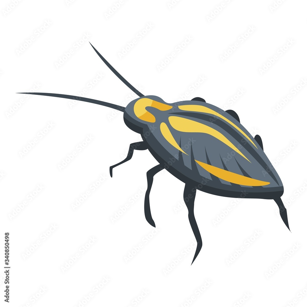Poster cockroach icon. isometric of cockroach vector icon for web design isolated on white background