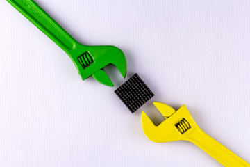 Keys used for various works with equipment and mechanisms.