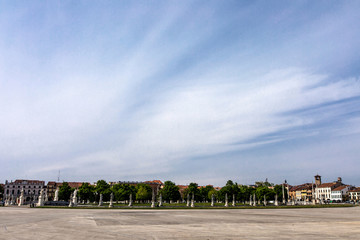 Padua, Prato della Valle in time of covid19