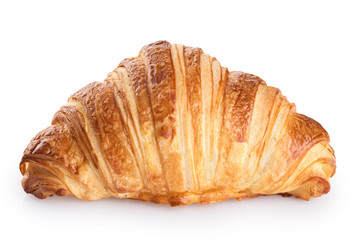 Croissant isolated on white background