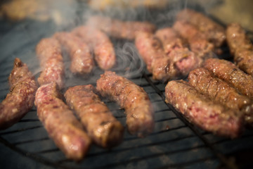 Kebab grill isolated. barbecue meat grilling

