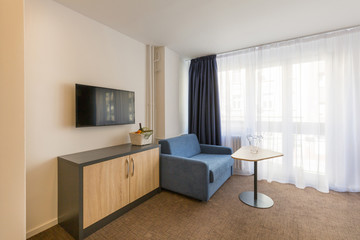 Apartment interior in the morning