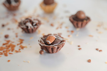Chocolate with nuts