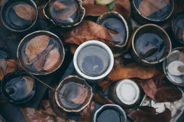 process of clay ceramic pot, handcraft to make ceramic from clay