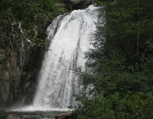 waterfall in the Altai mountains