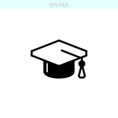 Education icon. EPS vector file