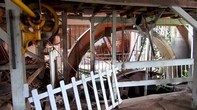 Water powered mill for industry.