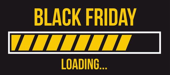 Progress loading bar Black Friday