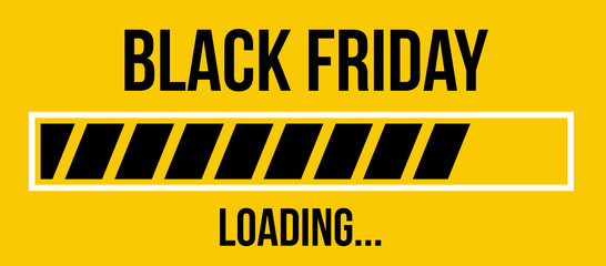 Progress loading bar Black Friday
