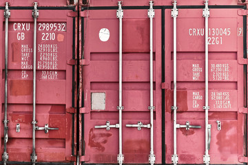 Cargo container front