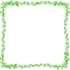 Green leaf background. vector illustration 