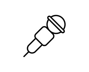 Microphone line icon