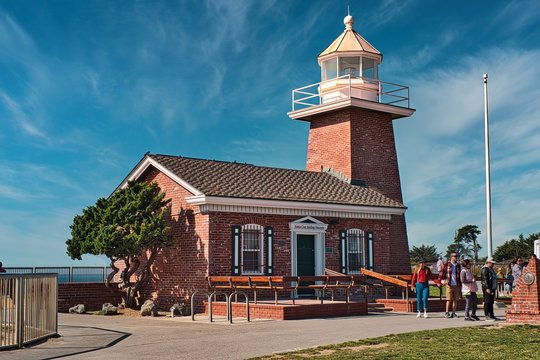 Lighthouse Point (aka Santa Cruz Point). Santa Cruz, California, USA.