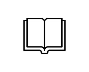 Book line icon
