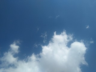 blue sky with clouds