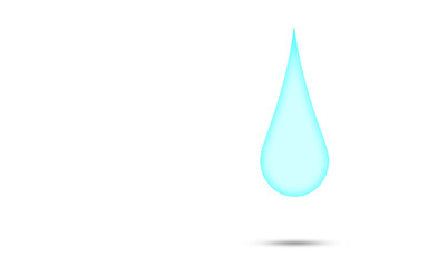 
Graphic Water Drop Isolated background