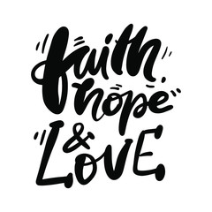 Hand lettering motivational quote for your design. 