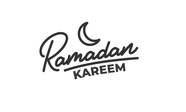 Ramadan Kareem. Lettering calligraphy for Islamic holiday Ramadan