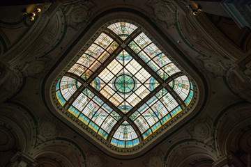 stained glass window