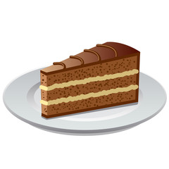 chocolate bisquit tart