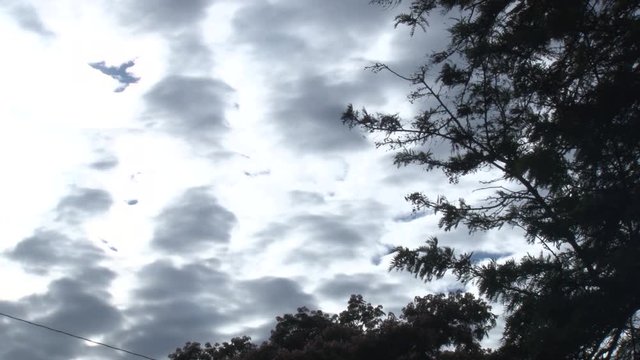 Ten Seconds Of Footage Of Partly Cloudy Skies In The California Bay Area