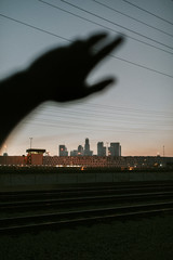 Railroad traks in Los Angeles, California