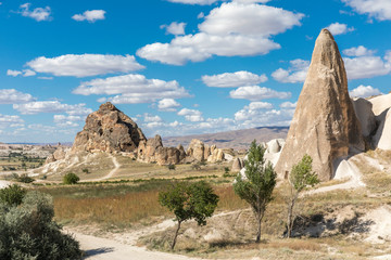 rock formations in cappadocia turkey