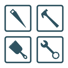 Tools icon set icon vector illustration design