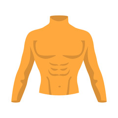 Vector design of dummy and torso icon. Graphic of dummy and male stock vector illustration.