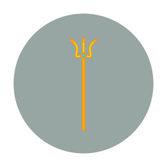 objects of mythological gods of Olympus, illustration for web and mobile design.