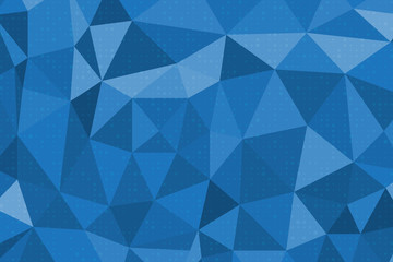 Blue abstract polygon background