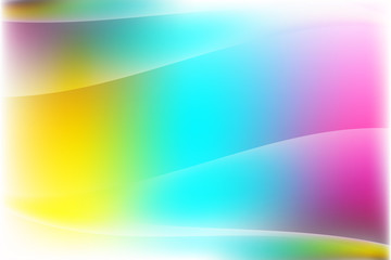 Wave gradient color abstract vector background