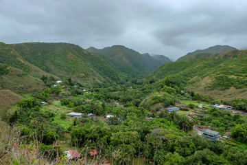 Fototapeta na wymiar View of a valley
