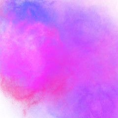 Violet purple stains of watercolor paint with a gradient. Abstract backdrop wallpaper background, beautiful watercolor texture stains paint