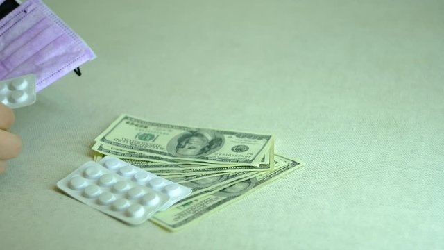 offer of medicines and medical masks
