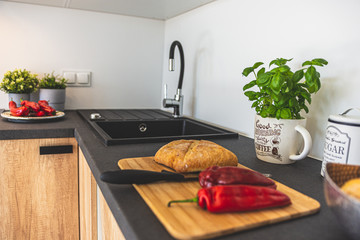 breakfast in the kitchen