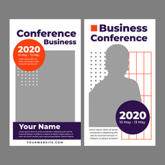 Set of business corporate flyer templates