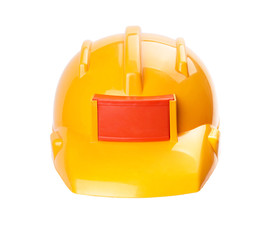 Construction helmet isolated on white background