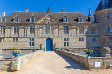 17 September 2019. Sully Castle in Burgundy, France.